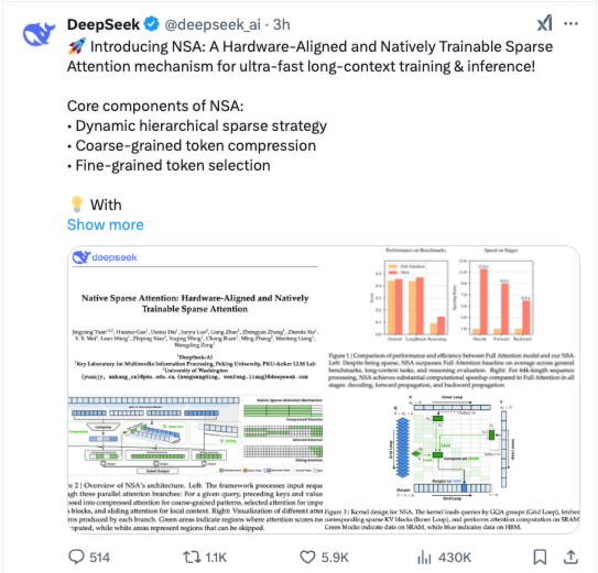 Morning Post „Nezha 2“ stand an der Spitze der weltweiten Animationsfilm-Einspielergebnisse/DeepSeek veröffentlichte einen neuen, von Liang Wenfeng unterzeichneten Artikel/Der ehemalige CTO von OpenAI gab das neue Unternehmen offiziell bekannt - 6358429d ae9e 4089 af7a acb5eb4e0b18