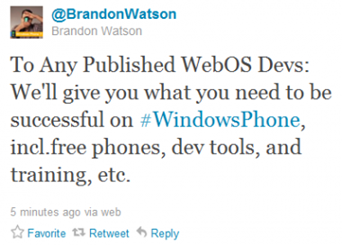 Microsofts-Brandon-Watson-to-WebOS-develop-for-us-instead-380x272