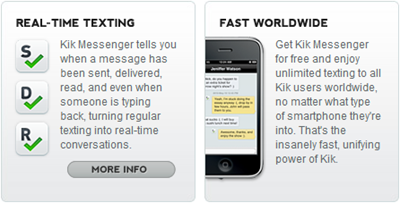 Kik Messenger   Free real-time texting for all