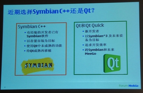 Symbian C plus plus or Qt