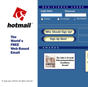 9 hotmail for 400m to 500m estimated