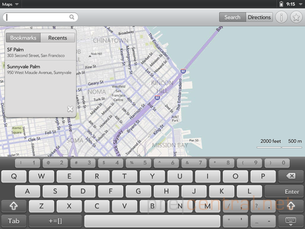 touchpad-emulator-maps-search