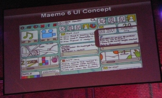 Maemo 6 UI concept