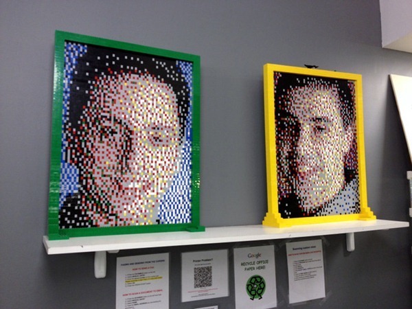 Sergey Brin and Larry Page in LEGO