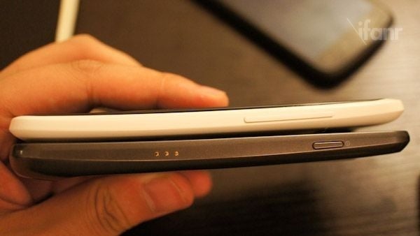 One X VS Galaxy Nexus Side