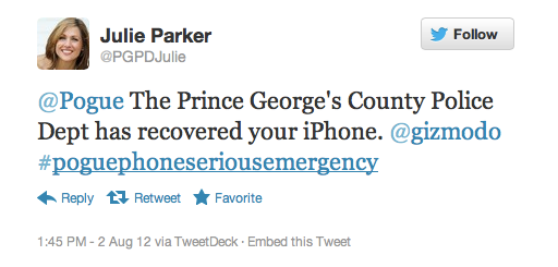 Twitter _ PGPDJulie_ @Pogue The Prince George_s ...