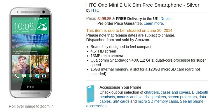 HTC-One-Mini-2-UK-pre-order-Amazon