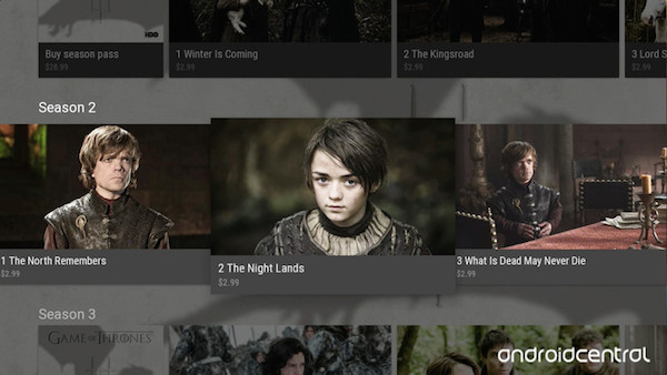Android TV GoT