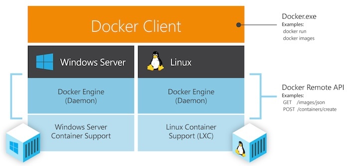 DockerWithWindowsSrvAndLinux