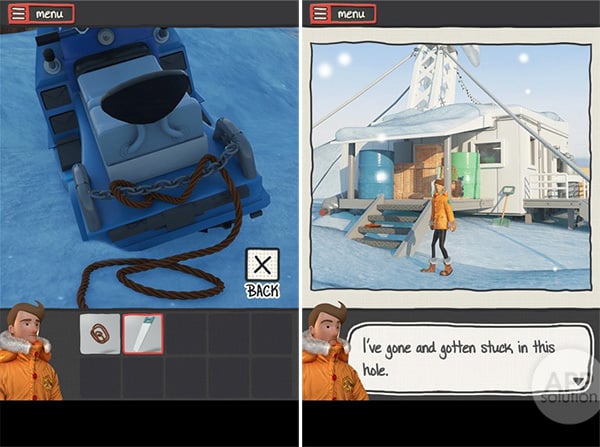 In Antarctica A Comic Escape