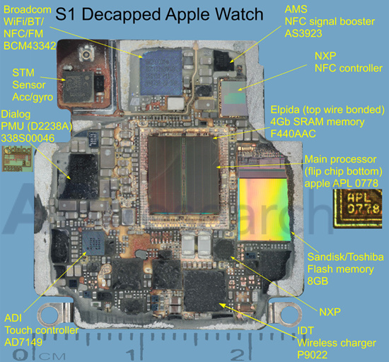Apple watch PCBPR2