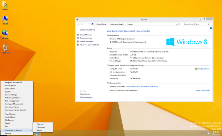 Windows Start Menue Windows 8.1