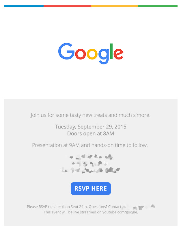 Google 9 29 event nexus