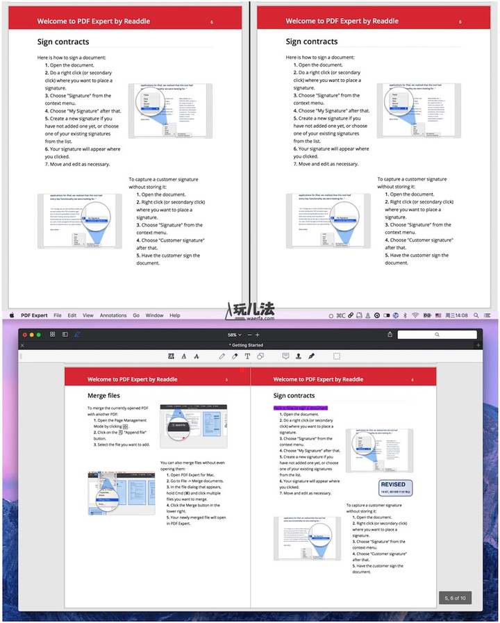 PDF Expert for Mac split view and two panel_shrink