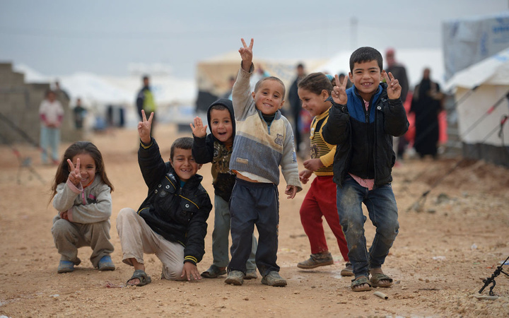 Thousands Of Syrian Refugees Seek Shelter In Makeshift Camps In Jordan