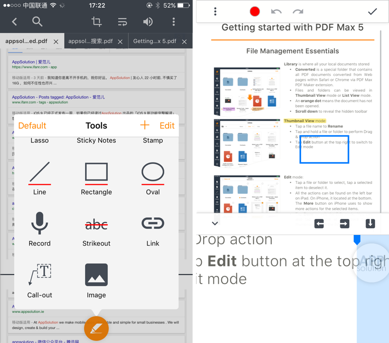 [鲜面] 有了它，你想对 PDF 做什么都行 – PDF Max 5 Pro #iOS #Android | 爱范儿