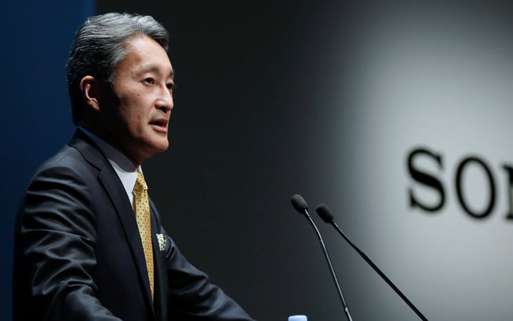 Sony Corp. Chief Executive Officer Kazuo Hirai Business Strategy News Conference