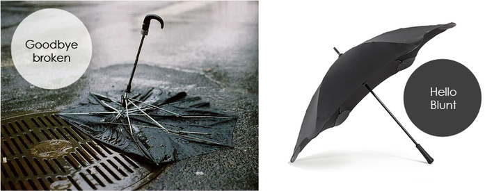Blunt-umbrellas