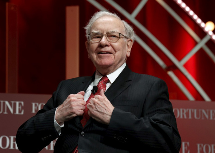 Buffett, chairman and CEO of Berkshire Hathaway, prepares to speak at the Fortune's Most Powerful Women's Summit in Washington