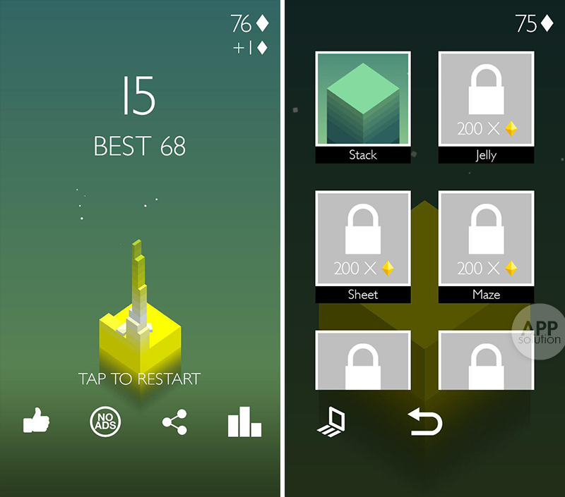 Stack : 这个叠方块游戏，强迫症玩了都会被治愈 #iOS #Android | 爱范儿