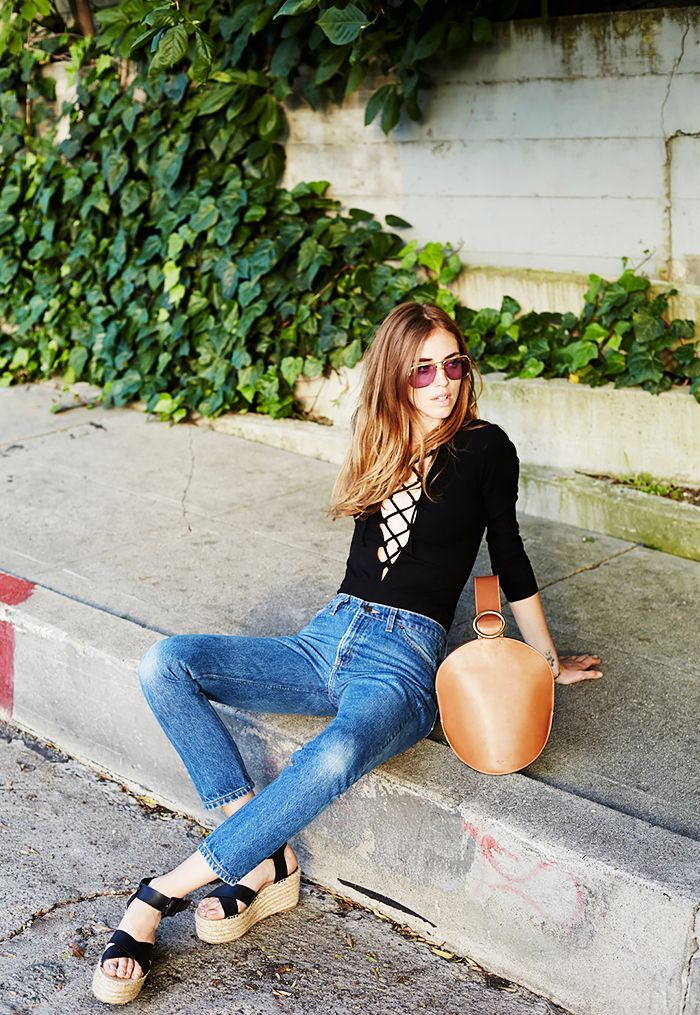 casual-look-with-jeans-and-lace-up-top