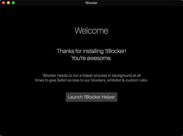 1Blocker for Mac 1Blocker Helper