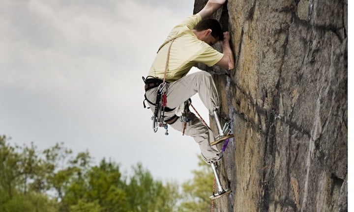 American rock climber, engineer and bio-physicist, Hugh Herr.