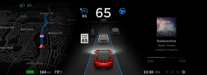 tesla dashboard