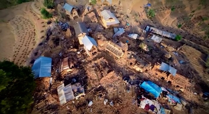 CNN drone in nepal