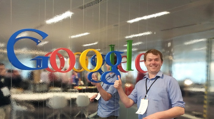 in-front-of-google-logo