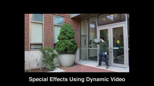 special effects using dynamic video