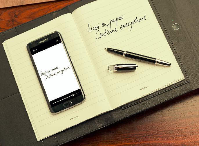 万宝龙推出智能数字笔记本，这价格可以买三套多Moleskine | 爱范儿