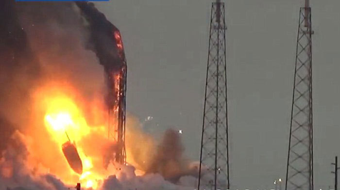  SpaceX 爆炸原因