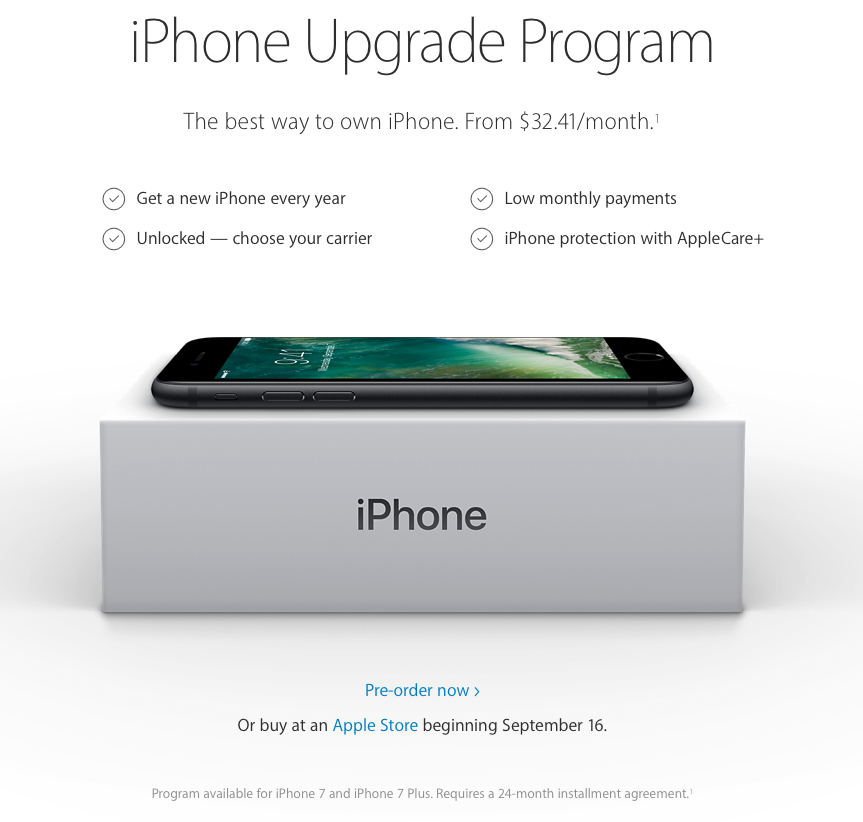 iPhone Upgrade Program