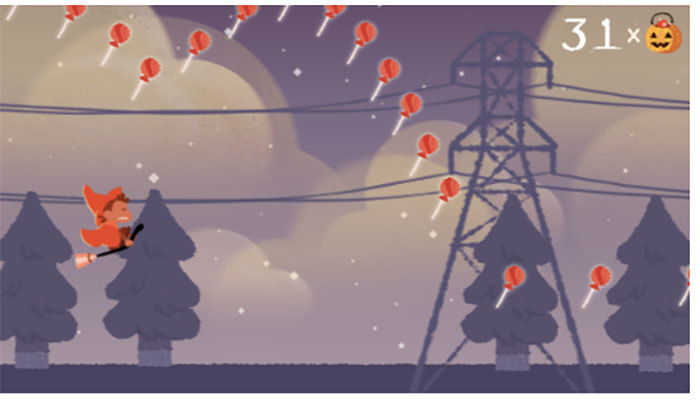 2015年 Google万圣节 doodle