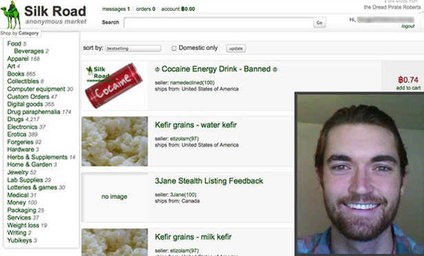 Ross Ulbricht, creator and owner of the Silk Road website