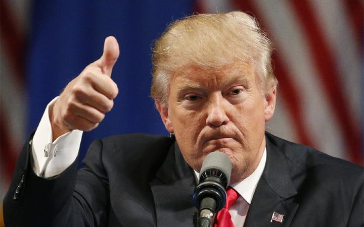 Republican presidential candidate Donald Trump speaks at the Treasure Island hotel and casino, Saturday, June 18, 2016, in Las Vegas. (AP Photo/John Locher)
