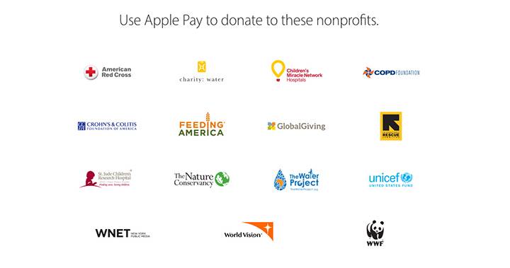 apple pay donation