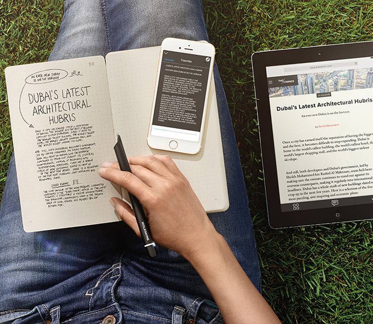 Moleskine 最新黑科技：让你的笔记本1 秒变成手绘板| 爱范儿