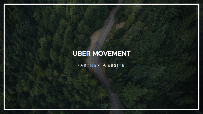 Uber 推出数据平台u201cUber Movementu201d,用实时数据帮政府治理交通 爱范儿