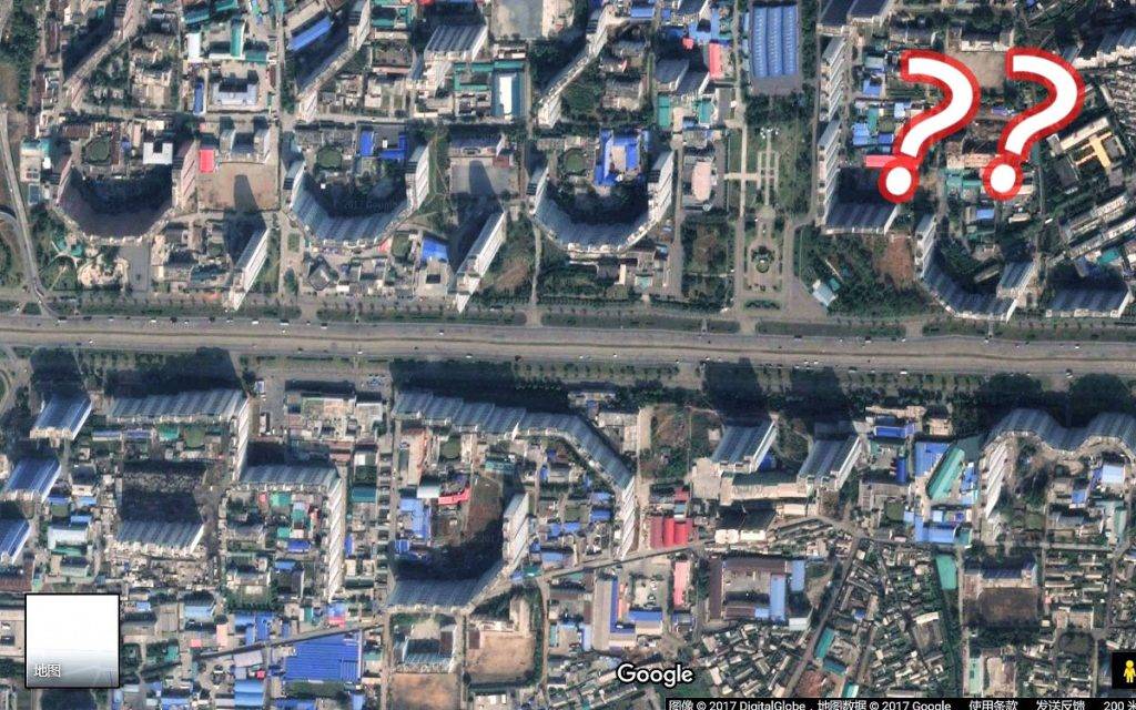 平壤的高层其实是面空心墙?我们去 Google Map 上探了个究竟