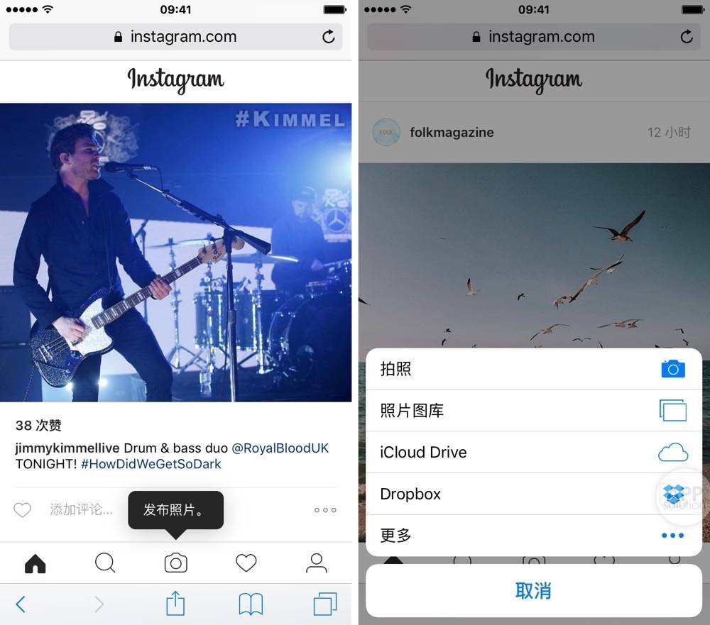 网页版Instagram 更新，可以直接发图片和视频了| 爱范儿