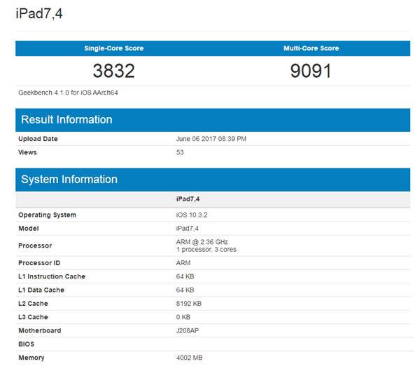 Ipad Pro 性能很强 跑分比新款macbook Pro 还高 爱范儿