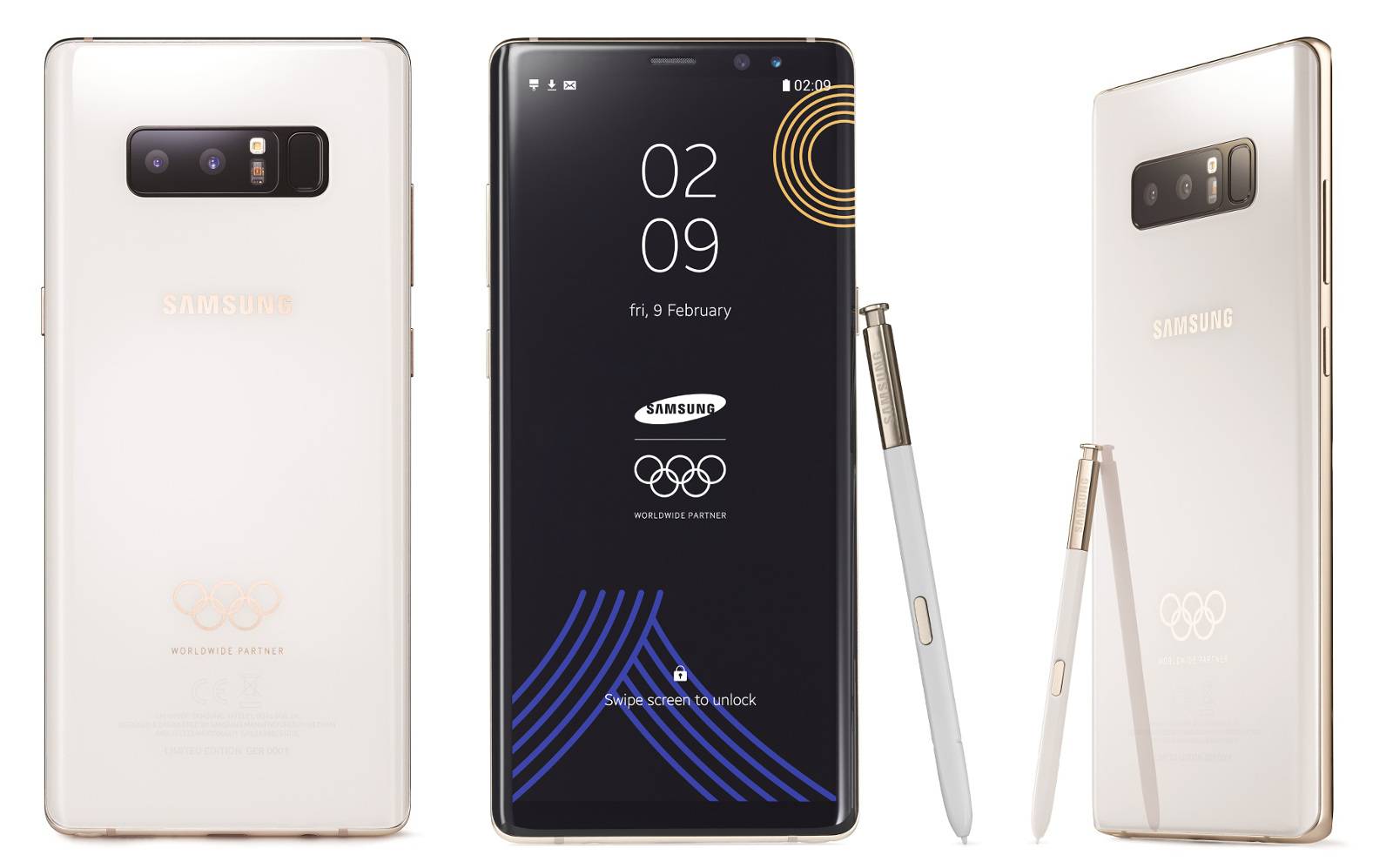 三星推出18 冬奥会限量版galaxy Note8 不过它可能是一款 非卖品 爱范儿