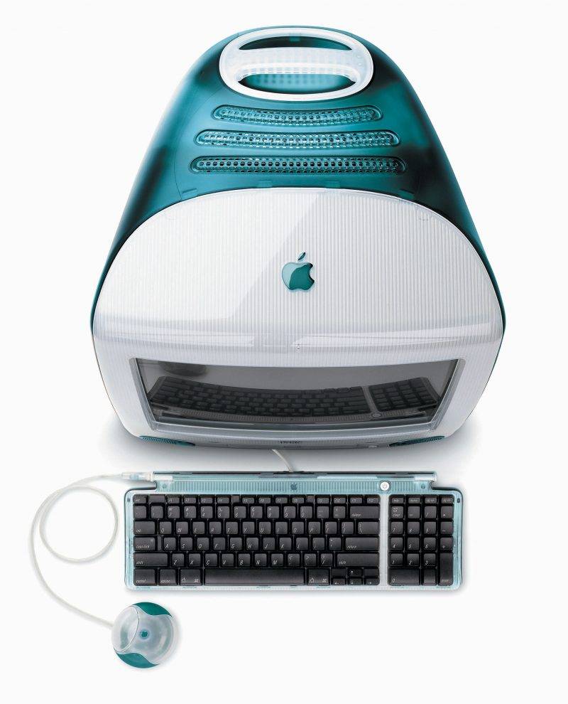 ジャンク Apple 初代 iMac G3 ブルーダルメシアン - ディスプレイ