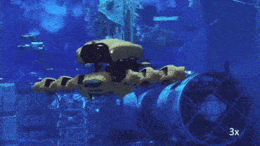 前NASA工程师发明“水下变形金刚”：海底搜救，再也不求人！