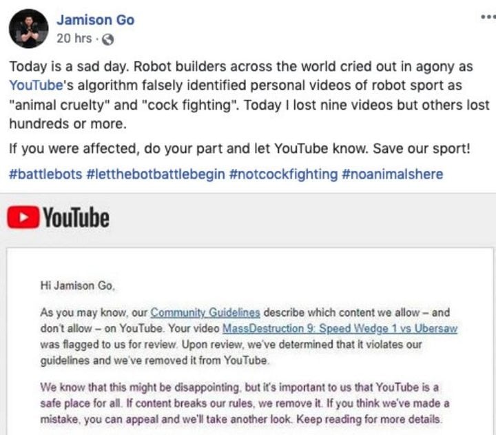 AI错删YouTube机器人视频，背后是人类难以消弭的身份焦虑