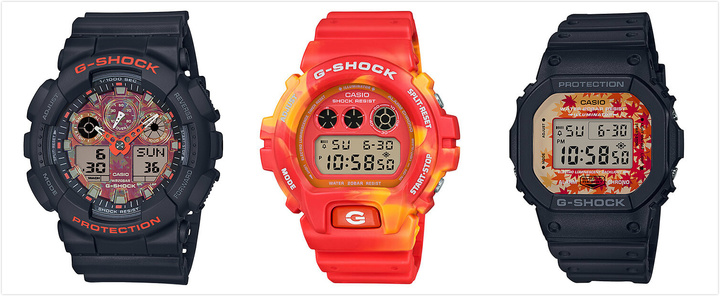 G-Shock 推出「Kyo Momiji Color」