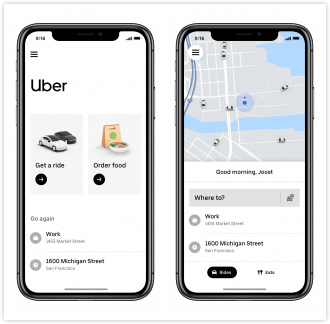 Uber 重新设计 App