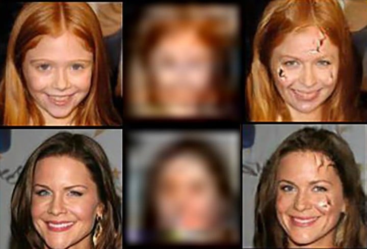 重建模糊，低解析度人臉圖像的經 AI，被人用表情包玩壞了
